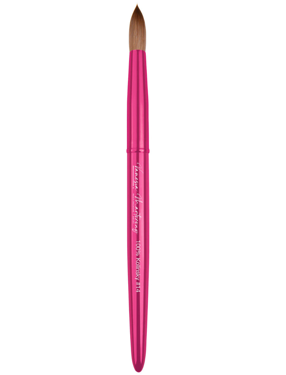Acrilyc Pink Kolinsky Brush 14