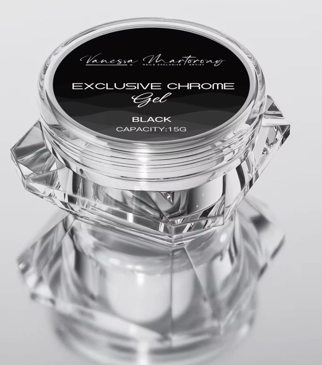 Exclusive Texture Chrome Gel BLACK
