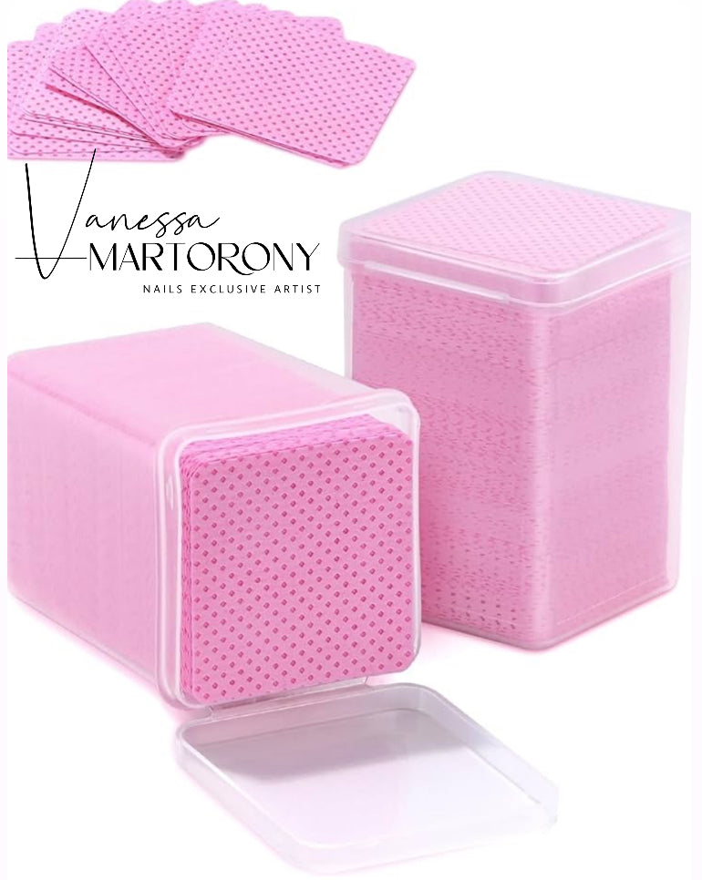 Nail Wipes Pink
