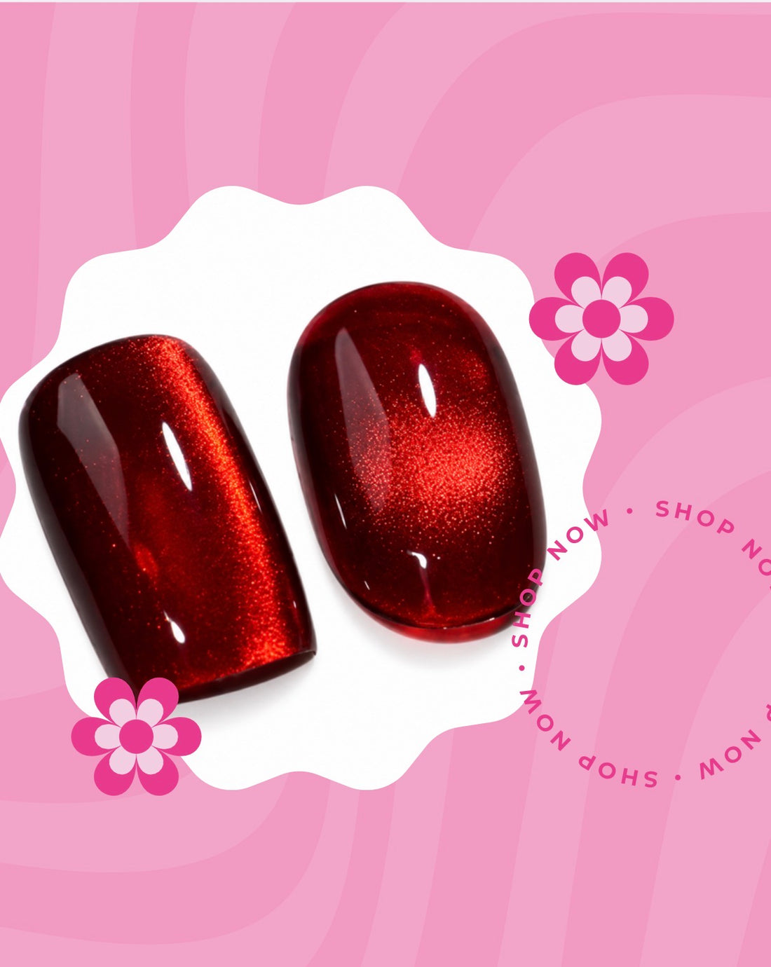 Cat Eye Gel Red